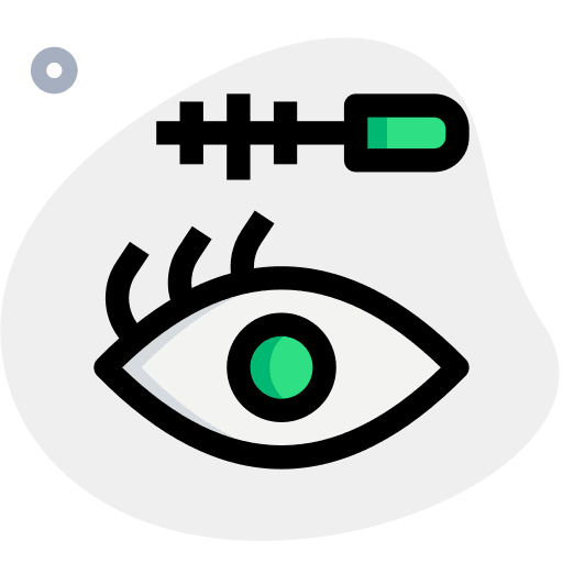 Eye mascara grooming make up beauty salon icon