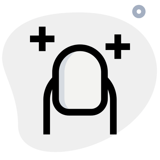 Nail art finger nail nail art icon