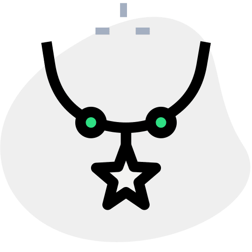 Necklace jewel jewelry gem icon