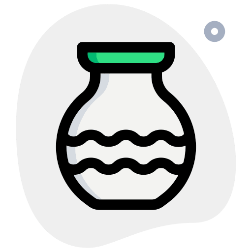 Vase pot ornaments cultures icon