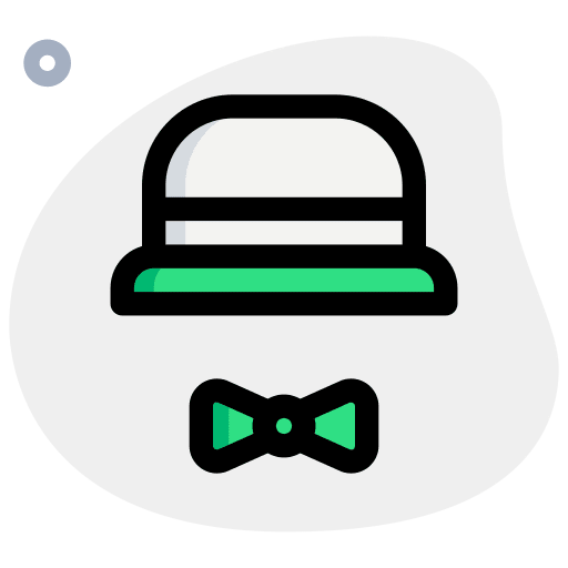 Hat cap elegant hat icon