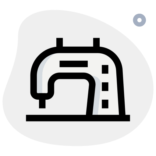 Sewing machine electronics tailoring sewing machine icon