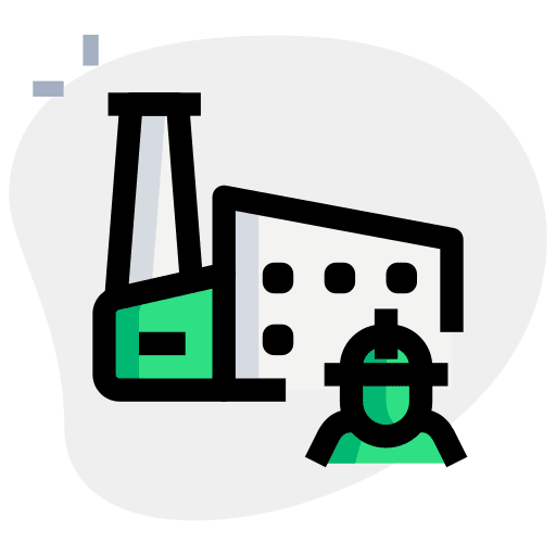 Chimney undertaking industry manufacture icon