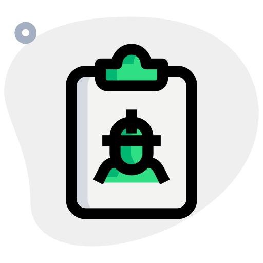Clipboard worker clipboard profession icon
