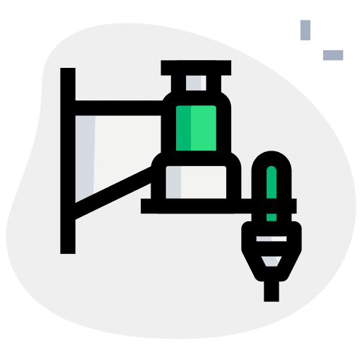 Cutting device cutter electronics laser icon