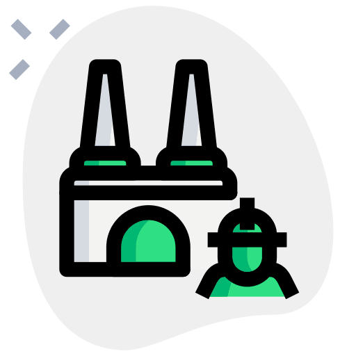 Employee industry employee factory icon
