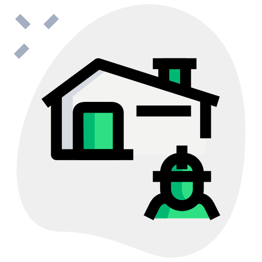 Manufacturer industrial manufacturer center icon