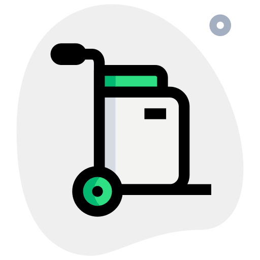 Delivery truck deliver delivery trolley icon