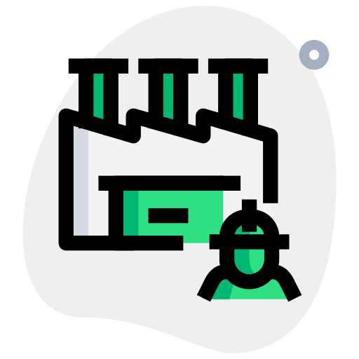 Factory delivery factory industry icon