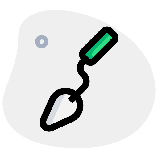 Trowel spade farming shovel icon