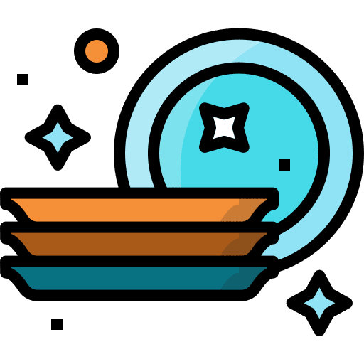 Dishes dishes furniture and household miscellaneous icon