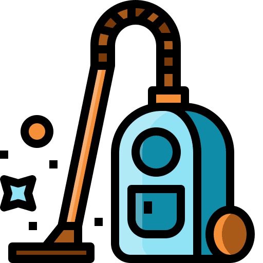 Housekeeping clean electronics tools and utensils icon