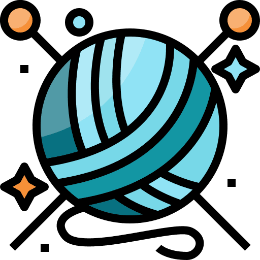 Knitting knitting crochet needles icon