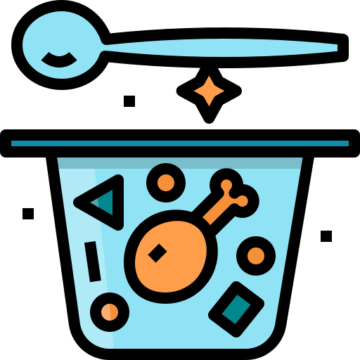 Cooking hot food soup bowl icon