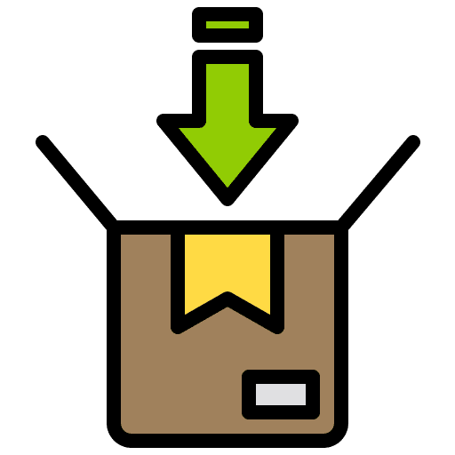 Import import architecture warehouse icon