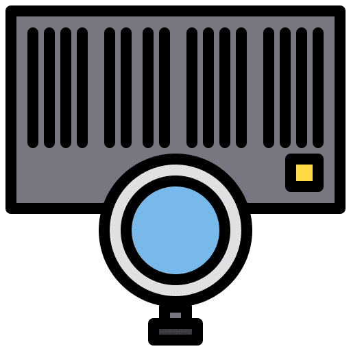 Barcode magnifying glass scanning search icon