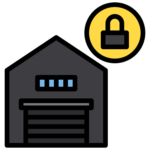 Lock delivery lock industry icon