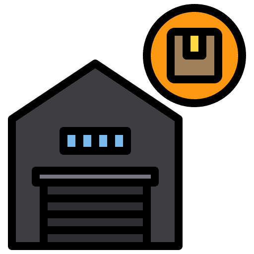 Warehouse package warehouse delivery box icon
