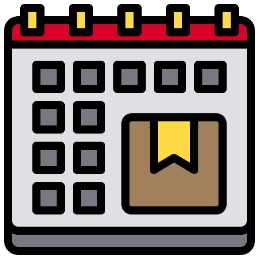 Calendar schedule calendar ecommerce icon