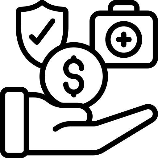 Incentive insurance employee shield icon