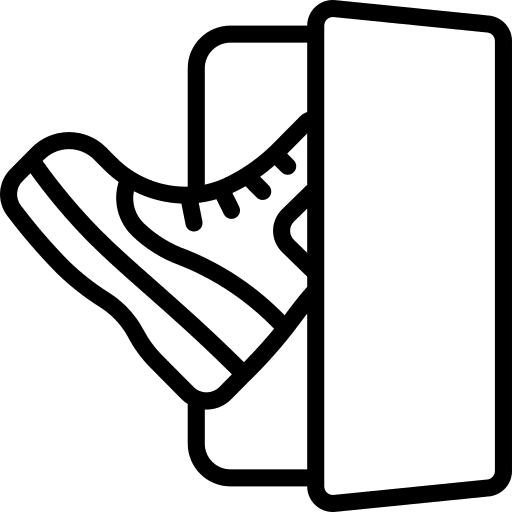 Fired fired out kicking icon