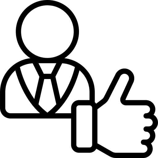 Employee like review professions and jobs icon
