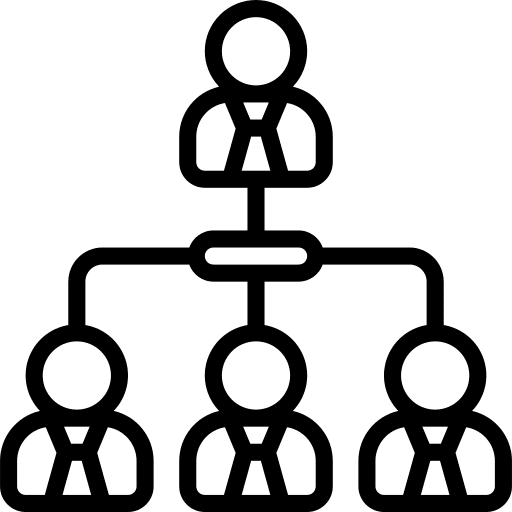 Hierarchy hierarchy group business icon