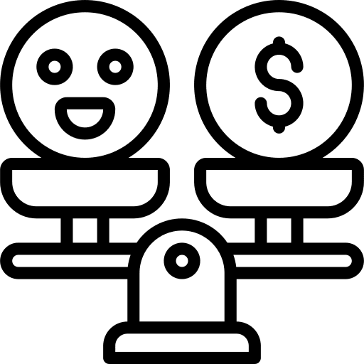 Scales scales balance happiness icon