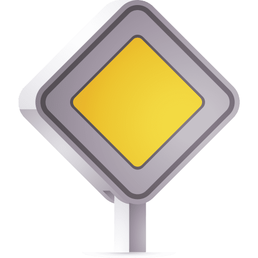 Priority traffic signal regulation priority icon