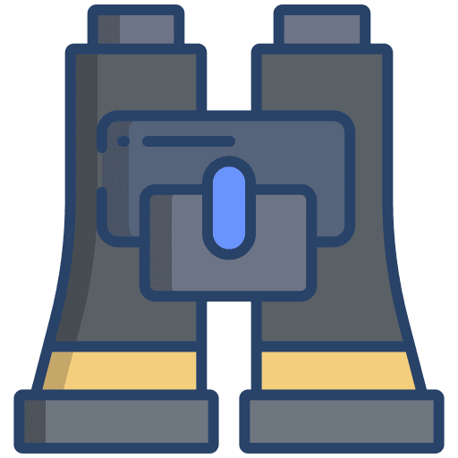 Binocular sight vision binoculars icon