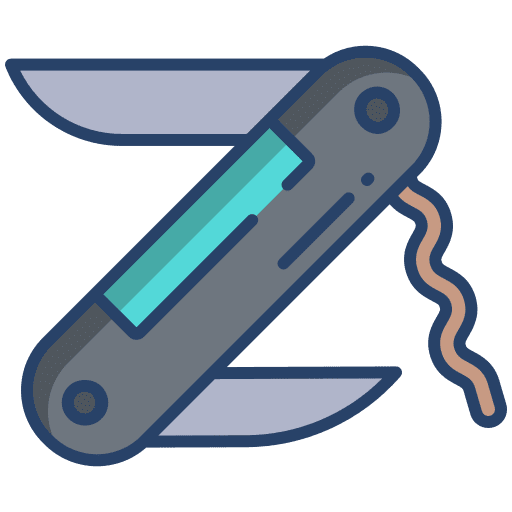 Knife cutter crafts knife icon