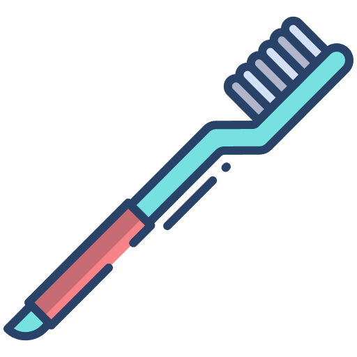 Toothbrush hygiene dental clean icon