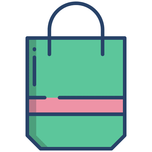 Bag shopping bag business shopping center icon
