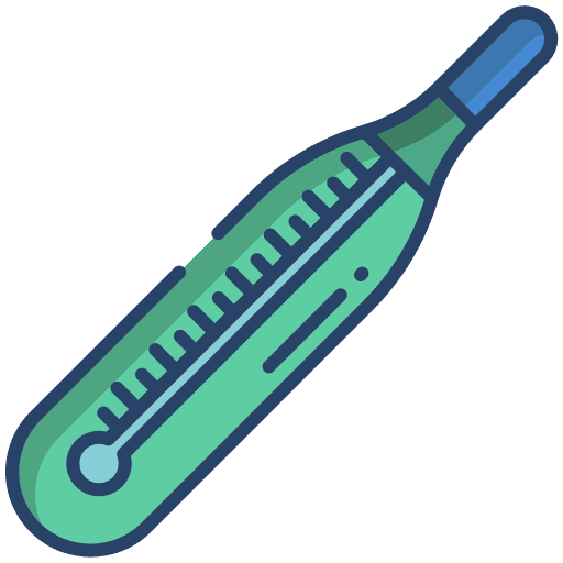 Thermometer mercury meteorology hot temperature icon