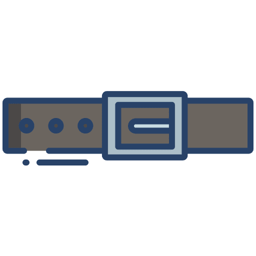 Belt raincoat belt winter clothes icon