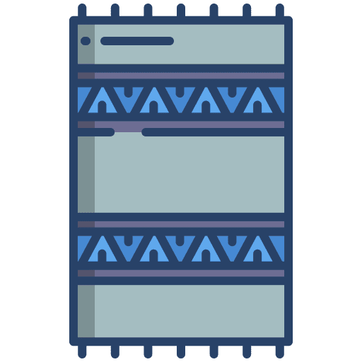 Towel furniture and household towel rack wellness icon