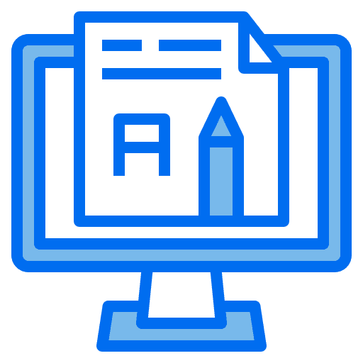 Online learning online learning social screen icon