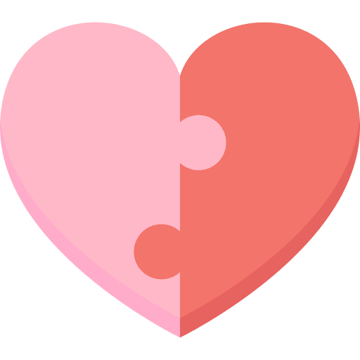 Jigsaw wedding relationship romantic icon