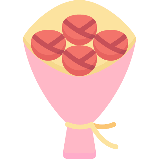 Flower bouquet gift flower bouquet romantic icon