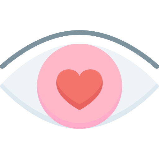 In love loving view fall in love icon