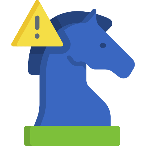 Trojan trojan trojan horse multimedia icon