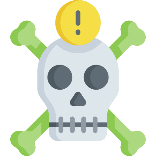 Virus alert antivirus security icon