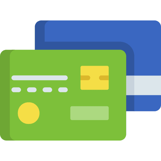 Credit card credit business and finance payment icon