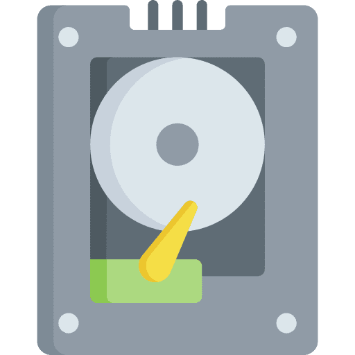Harddrive hdd electronics hard disk drive icon