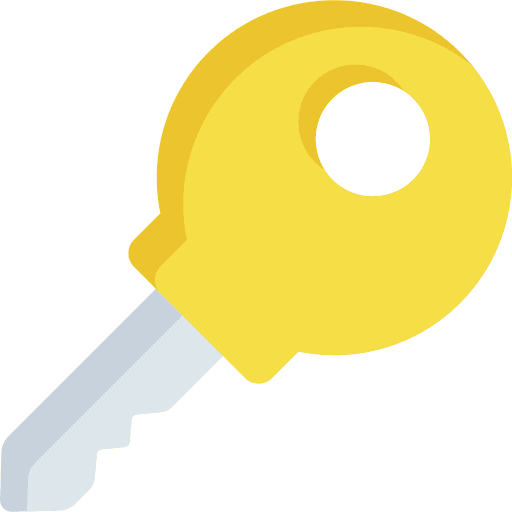 Key door key security key icon