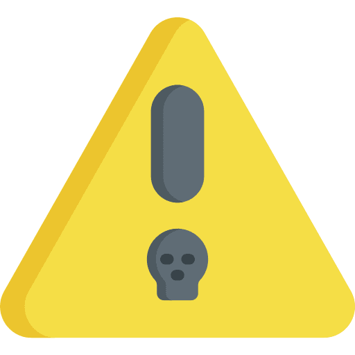 Warning sign attention warning sign notice icon