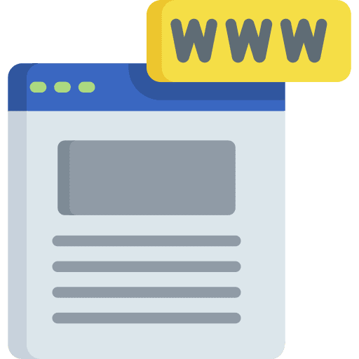 Web browser search world wide web icon