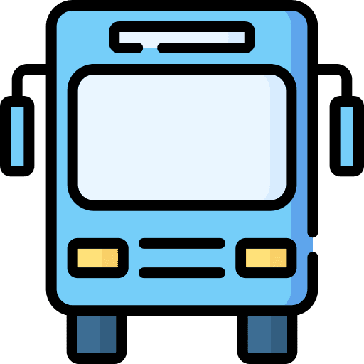 Bus public transport transport electric bus icon