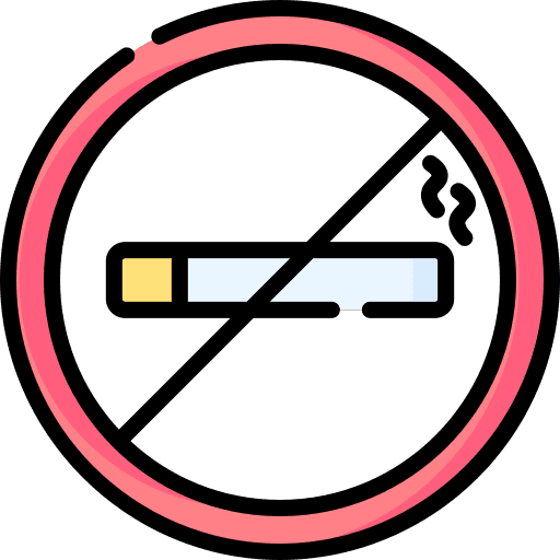 No smoking no smoking cigarette signaling icon
