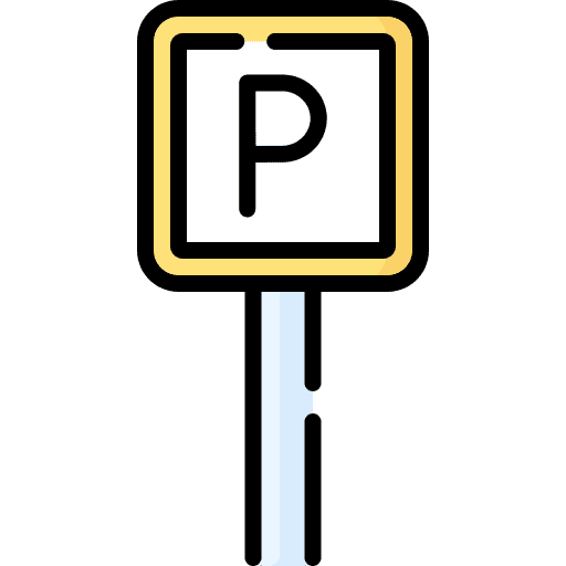 Parking traffic sign sign parking icon